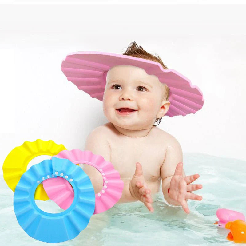Adjustable Baby Shower Cap | Safe Bath Time | Delivered Only in Dubai