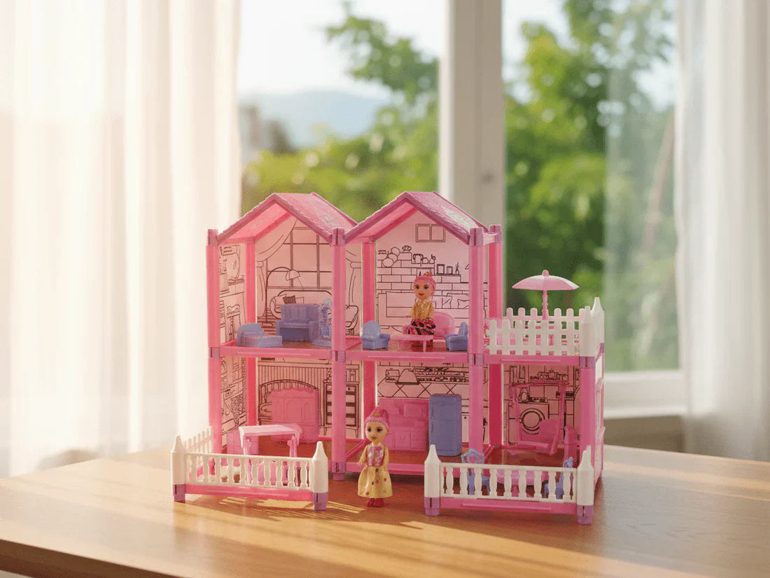 DreamVilla – Villa Dollhouse Playset | Creative Play Set | Delivered Only in Dubai
