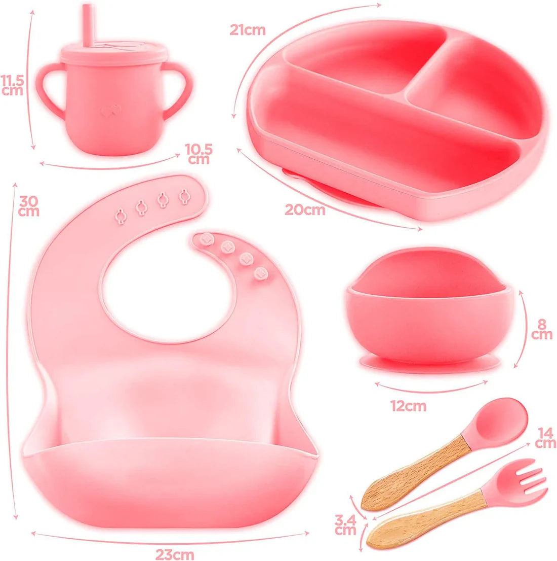 Silicone Baby Cutlery Set | Safe Self-Feeding | Delivered Only in Dubai